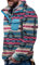 Aztec - Maglione da uomo in pile Fuzzy Sherpa, senza cappuccio, in finta pelliccia, double face, in lana, con bottoni, vintage, con tasca per uomo, blu cielo, L