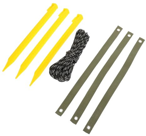 Yardenfun Pflanzenstützen Satz Für Garten Baumanker Mit Nylon Gurten Kunststoff Baumpfahl Werkzeuge Für Bäume Im Freien rutschfest Sicher Wetterfest