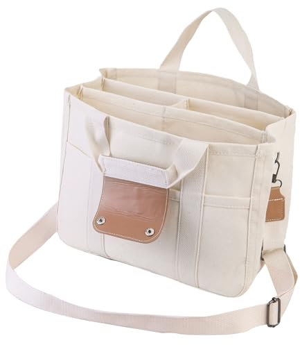 Fulenyi Mama-Einkaufstasche, Laptoptasche Für Frauen, Mama Wickeltasche Mit Fach, Canvas-Einkaufstasche Mit Mehreren Taschen, Modische, Multifunktionale Schulter- -Tasche Für Mutter Und Baby