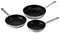 Pack poêle inox KITCHENPRO 20/24/28cm - VENTEO - Revêtement céramique antiadhésif - Adaptée à tous les feux induction/vitro céramique/électricité/gaz
