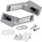 ONIX TECH 2 Piezas Bisagra para Tirador Puerta Frigorifico con Código Original 9590178 9590124 para Liebherr - Kit Incluye 2 Bisagras 2 Tornillos 2 Arandelas 2 Tacos - Garantía de 5 Años