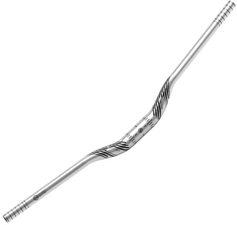 FIFTY-FIFTY MTB Lenker 31,8 Riser, Aluminiumlegierung Fahrradlenker, Mountainbike lenker 31,8mm Durchmesser 780mm Breit (Silver, 35mm Rise)