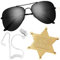 3 Pcs Ring Security Hochzeit Sicherheitsset,Hochzeitssonnenbrille Ringträger Antrag Ringträger Geschenke,Ring Sicherheitsabzeichen für Kinder Hochzeits Requisiten Polizei FBI Cosplay (Mehrfarbig3)