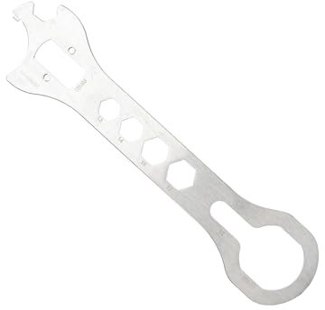 Yosoo Health Gear Multifunctional BB Wrench, Bottom Bracket Wrench Spanner, 36mm Flat Cup and Adjustable Pin Lock Ring Spanner Install Remover Tool for Cone Systems Mountain Road