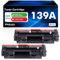 139A 139X Kompatibel für HP 139A 139X W1390A W1390X Laserjet Pro 3002dw 3002dn MFP 3102fdn 3102fdw 3002 3102 Tonerkartusche Ink Multipack - Schwarz (Kein Chip, 2er-Pack)