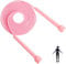 Senshuomy Adjustable Skipping Rope for Adult and Kids,Jump Rope,With Adjustable Length,Lightweight and Portable,Featuring a Comfortable Handle for Speed Jumping(Pink)
