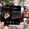 Custom Music Album Fridge Magnet with Photo, Song & Album Cover Personalised Refrigerator Magnets Music Player Plaque Customised Music Fridge Stickers Gifts Christmas Valentine's Day Couples Lovers