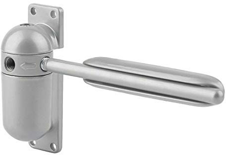 TüRschließEr Zinklegierung, langlebig, automatisch montierter Federtürschließer, Türschließer mit verstellbarer Oberfläche, 8,8 x 2,5 x 3,5 cm, schließt Türen bis zu 68 kg Automatischer TüRschließEr
