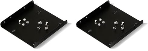 Crucial 2.5 to 3.5 SSD Mounting Kit and SSD Adapter Bracket - CTSSDBRKT35R (Pack of 2)