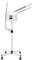 Gesichtsdampfer, 3 in 1 Facial Dampfer mit Heißer und Kalter Düse Gesichtssauna 85-121cm Höhenverstellbar mit LED Licht und Vergrößerungsglas, für Schönheitssalons, Studios, Hause, Weiß