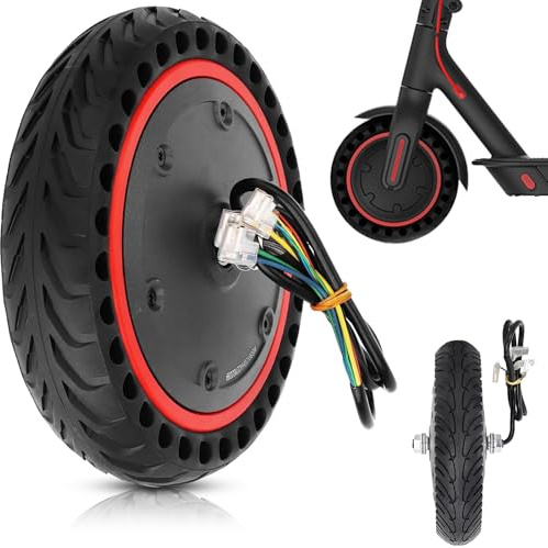 E Scooter Motor für Xiaomi M365 Pro Pro2, mit Vollgummireifen, 8.5 Zoll-Elektroroller Brushless-Radnabenmoto, 36V 350W, für Xiaomi Pro Pro2 Ersatz der Antriebsräder