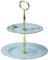 Royal Albert Modern Vintage POLBLU25866 2 Tier Cake Stand, Polka Blue, Fine Bone China