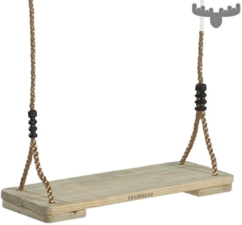 Schaukelsitz aus Wetterfest Imprägniertem Nadelholz, Massives Kiefernholz, 440 x 175 mm