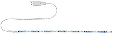 Paulmann 707.03 Function USB-Strip 30cm Blau/Weiß 1,5W 5V Weiß Metall/Kunststoff 70703 LED Lichtband Lichtstreifen Lichtschlauch