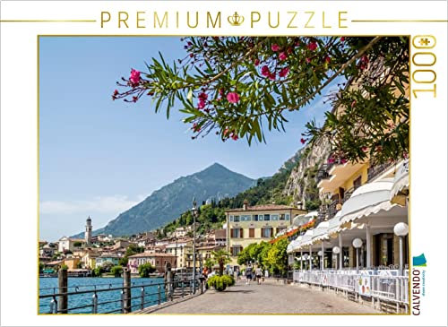 CALVENDO Puzzle GARDASEE Limone sul Garda Uferpromenade 1000 Teile Puzzle quer | Lege-Größe cm Foto-Puzzle für glückliche Stunden