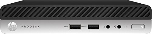 HP ProDesk Mini 400 G3 Desktop - (Black) (Intel Core i3-7100T, 4 GB RAM, 500 GB HDD, Windows 10 Pro)
