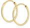 NKlaus PAAR HERREN Creolen ECHT GOLD 333 Ohrring Ohrschmuck Ohrhänger 17,5 mm 3752