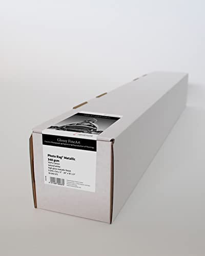 Hahnemühle Photo Rag Metallic, glänzendes Fotopapier, 340 gsm, naturweiß , 24 Zoll x 5m Rolle