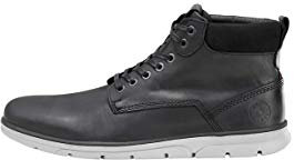 JACK & JONES Jfwtubar Leather Anthracite STS - Stivali Chukka Uomo, Grigio, 42 EU