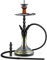 Kitosun trilogy Shisha set - Cachimba Set incluyendo Mangueras de Silicona Soportes de Carbón Pinzas de Carbón Vástago Intermedio Extraíble 4 Adaptadores de Mangueras