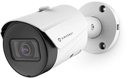 Amcrest UltraHD 5MP Outdoor POE Camera 2592 x 1944p Bullet IP Security Camera, Outdoor IP67 Waterproof, 103° Viewing Angle, 2.8mm Lens, 98.4ft Night Vision, 5-Megapixel, IP5M-B1186EW-28MM (White)