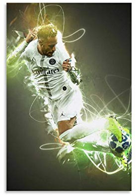 GUCII Neymar Jr Poster.webp Leinwand Kunst Poster und Wandkunst Bilddruck Moderne Familienzimmer Dekor Poster 20x30inch(50x75cm)