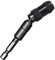 Pivoting Bit Tip Holder, 1/4 inch Magnetic Swivel Screw Drill Tip Impact Screwdriver Bit Holder Locking Bit Tool Accessory with 20° Pivot Mode (Black)