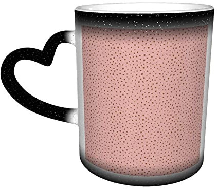 Keramik Tasse kleine Flecken und Flecken Panther Punkte Hitzeempfindliche Farbe ändernde Tasse in den Himmel Kaffeetassen personalisierte Geschenke