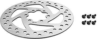 Fututech 140 mm Bremsscheibe aus Edelstahl für Elektroroller, Mountainbikes, Elektrofahrräder, BMX, Bremsbeläge, Bremszubehör, Bremszubehör (140)