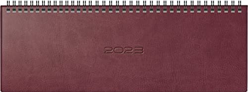 rido/idé Wochenkalender Modell septant 2023 Blattgröße 30,5 x 10,5 cm braun
