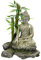 Nobby Aqua Ornaments Statue Zen avec Bambou