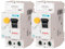 Eaton Lot de 2 interrupteurs différentiels auto 40A type AC 30mA, PFGM, borne à ressort