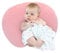 LAT LEE AND TOWN Stillkissen klein Minky - schwangerschaftskissen Nursing Breastfeeding Pillow für Neugeborene Jungen und Mädchen Geschenk