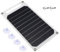 DEWIN Solarpanel, 10W Solar Panel Tragbares Outdoor IP64 Wasserdichtes Solarpanel Mobiles Ladegerät 5V USB-Ausgang für Camping