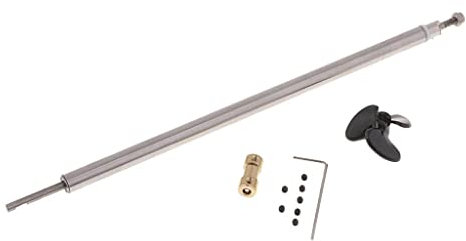 misppro 4mm RC Boot Modell Ersatzteile 300mm Antriebswelle, 250mm Hülse, Kardangelenk Kits E, as described, Silber