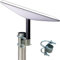 Sactulaz Antennenmast-Rohrhalterung und Fahnenmast-Adapter, funktioniert mit Starlink-Schüssel und Universal-Antennen-Stahlstangenklemme, Dachhalterung