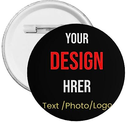 Benutzerdefinierte Kreis-Abzeichen, 1–200 Stück, Design, personalisierte runde Brosche, Anstecknadel, Knopf für Rucksack-Dekoration, Souvenir, Geschenke für Erwachsene, Kinder, Partyzubehör