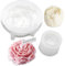 2 Stück Silikonform Blumen Kerzenform Silikon 3D Kerzenform Pfingstrose Blumen Kerzen Silikonform für die Herstellung von handgefertigten Duftkerzen, Seifen, Gips Harzhandwerk, etc.