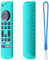 Hi Color Fernbedienung für alle Fire Stick 4K Max 2023, Silikonhülle kompatibel mit Fire TV Stick 4k Max 2nd Gen, Toshiba/Insignia NS-RCFNA-21 Silikonhülle mit Umhängeband (Mintgrün)