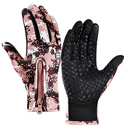 Outdoor Handschuhe Wasserdichte Heizung Handschuh Thermo Kälteschutz Wärmehandschuhe Warm Flauschige Warm Wärmer Winter Handschuhe Damen Mädchen Beheizbar Handschuhe Laufen , Touchscreen Gloves