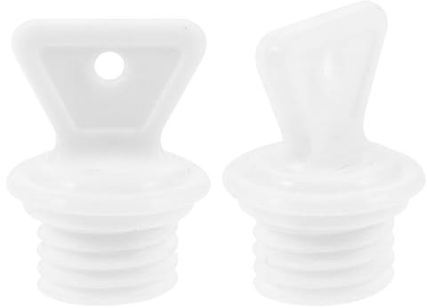 Gatuida 2st Thermostecker Heißwassersackstopfen Verschlussstopfen Für Heißwasserbeutel Wärmflaschen Kleiner Stecker Wärmbeutelkappen Teil Wärmflasche Teile Versiegeler Winter Weiß Gummi