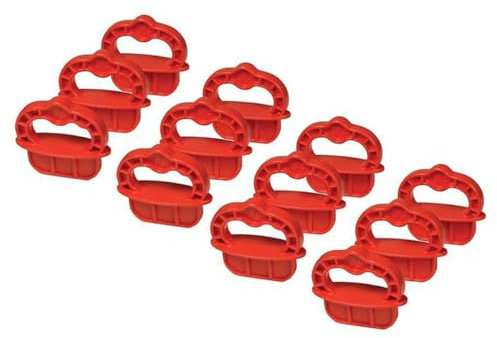 Homoyoyo 12stücke Teiliges Deck Board Abstandshalter Rot Wiederverwendbare Distanzringe Für Terrassendielen Montage Fachmännisch Geeignet