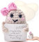COLEESON Pocket Hug Positive Kartoffel, Pocket Hug Positive Potato, Kreative Strickwolle Puppe für Frauen, Mutmacher Prüfung Geschenk, Abschiedsgeschenk Kollegen, Beste Freundin Geschenke (K)