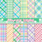Papermania Bastelpapier, 24 Blatt, Pastellfarben, kariert, 12 Designs, Bonbonfarben, Büffelkaro, Bastelpapier, doppelseitig, flach gefaltet, für Ostern, selbstgemachte Karten, Scrapbooking, Fotoalbum