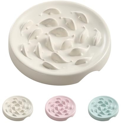 HCHLQLZ Gamelle Anti Glouton pour Chien et Chat,Bol d'alimentation Lente pour Chien,Interactif Mélamine Gamelle Alimentation Lente, Gamelle Labyrinthe Chien Chat,Antidérapante