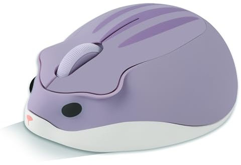 elec Space Mouse Wireless Simpatico Cartone Animato A Forma Di Criceto Mouse Portatile Da Viaggio 2.4GHz 1200DPI Mouse Ottico Senza Fili Con Ricevitore USB Mouse Compatto Silenzioso Per Laptop PC Comp