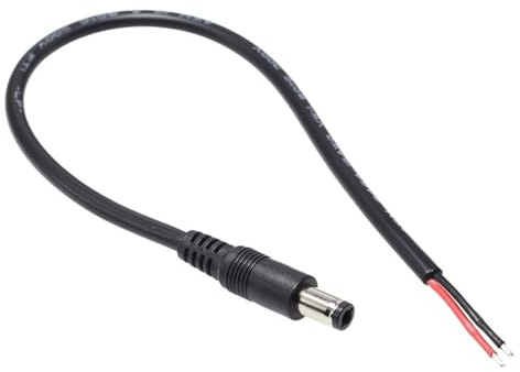 DC6330 Power Pigtails Kabel, 6,3 mm x 3,0 mm Stecker auf 2-poligen blanken Draht, offenes Ende, Netzteil, Ersatz, 120 W Netzteil, 1 Stück