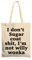 Kroppa I Don't Sugar Coat Shit I'm Not Willy Wonka Funny Humour Memes Beige Einkaufstasche