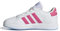 adidas Grand Court Lifestyle Tennis Lace-Up Shoes Tennisschuhe, FTWR White/Pulse Magenta/Glow Blue, 22 EU