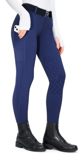 FitsT4 Sports Kinder Winterreithose Reitleggings Kniescheibe Silikon